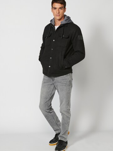 KOROSHI Between-season jacket 'Jägerin' in Black