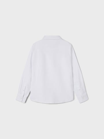 NAME IT - Ajuste regular Camisa 'Newsa' en blanco