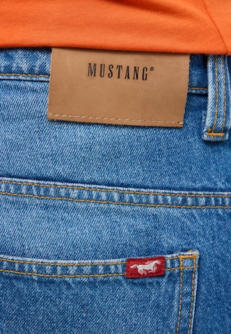 MUSTANG Loosefit Jeans in Blau