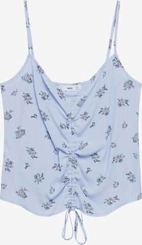 MANGO Top in Blue: front