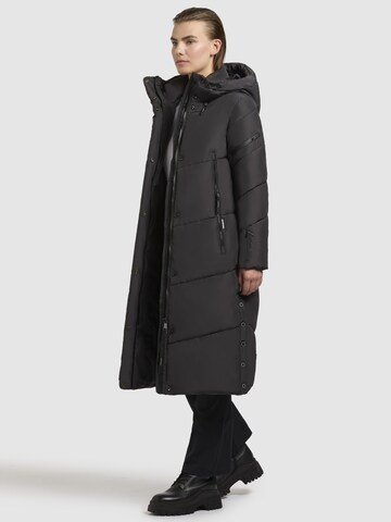 khujo Wintermantel 'Soonje6' in Schwarz