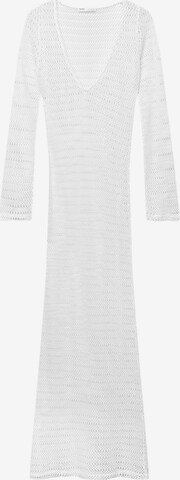 Pull&Bear Beach Dress in White: front