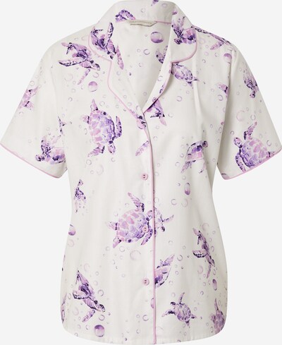 Cyberjammies Schlafshirt 'Tilly' in lila / dunkellila / weiß, Produktansicht