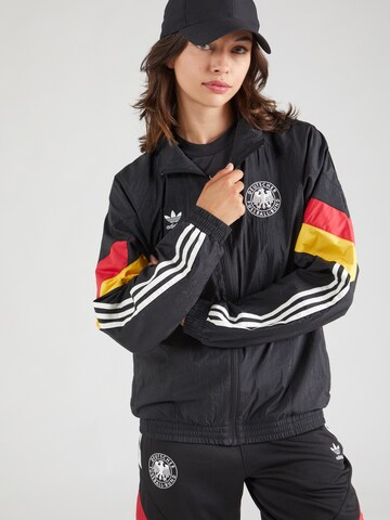 ADIDAS ORIGINALS Přechodná bunda 'DFB EM24' – černá