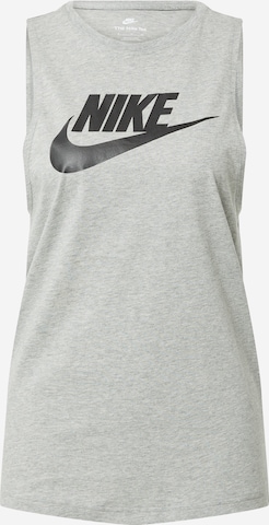 Nike Sportswear Top in Grey: front