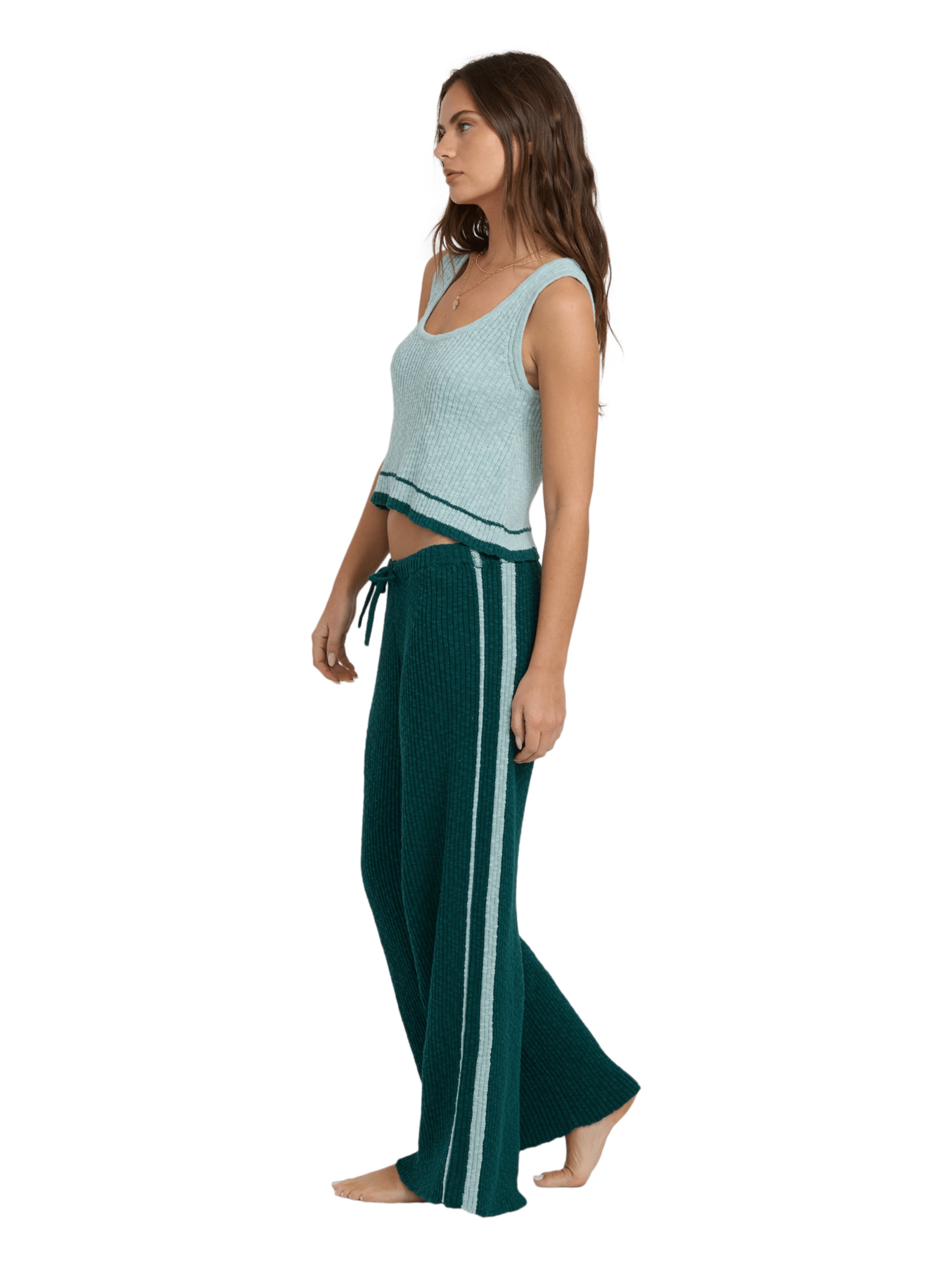 BILLABONG Wide leg Pants in Green