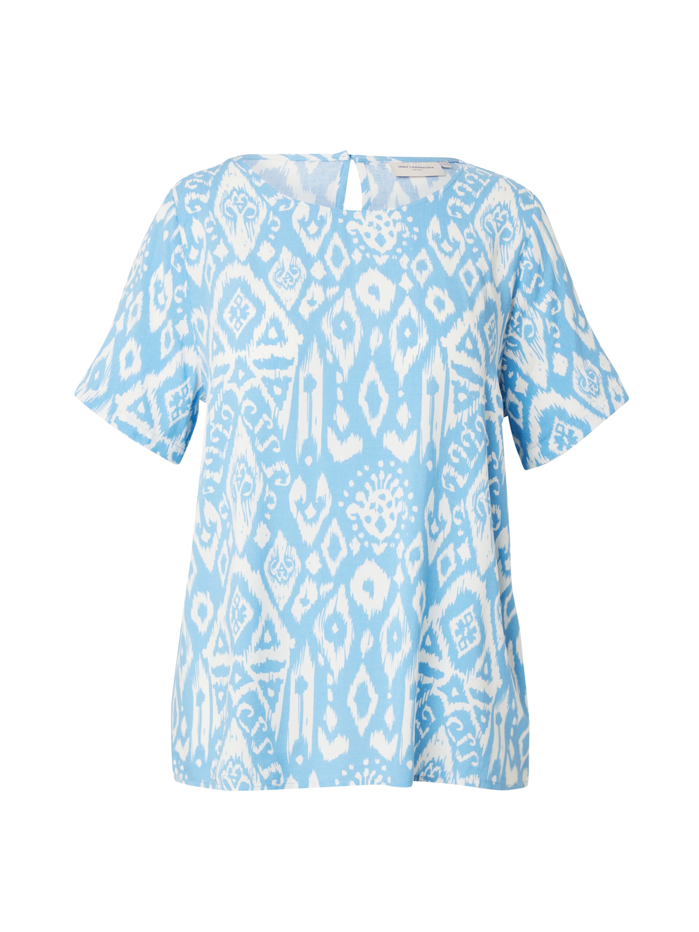 ONLY Carmakoma T-Shirt 'CARMARRAKESH' in Blau: Vorderseite