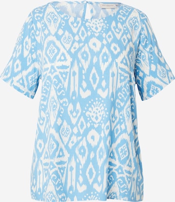 ONLY Carmakoma Shirt 'CARMARRAKESH' in Blue: front