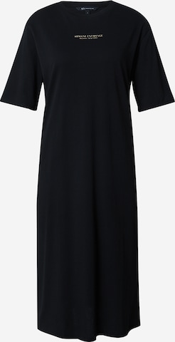 ARMANI EXCHANGE Šaty 'VESTITO' – černá: přední strana