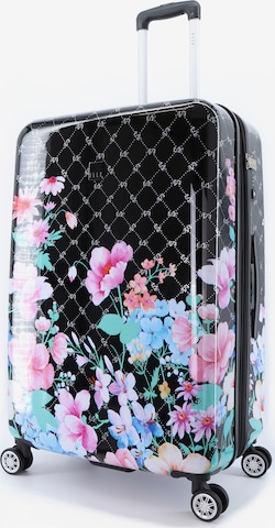 ELLE Suitcase 'Flower' in Mixed colors: front