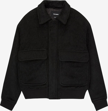 Pull&BearPrijelazna jakna - crna boja: prednji dio