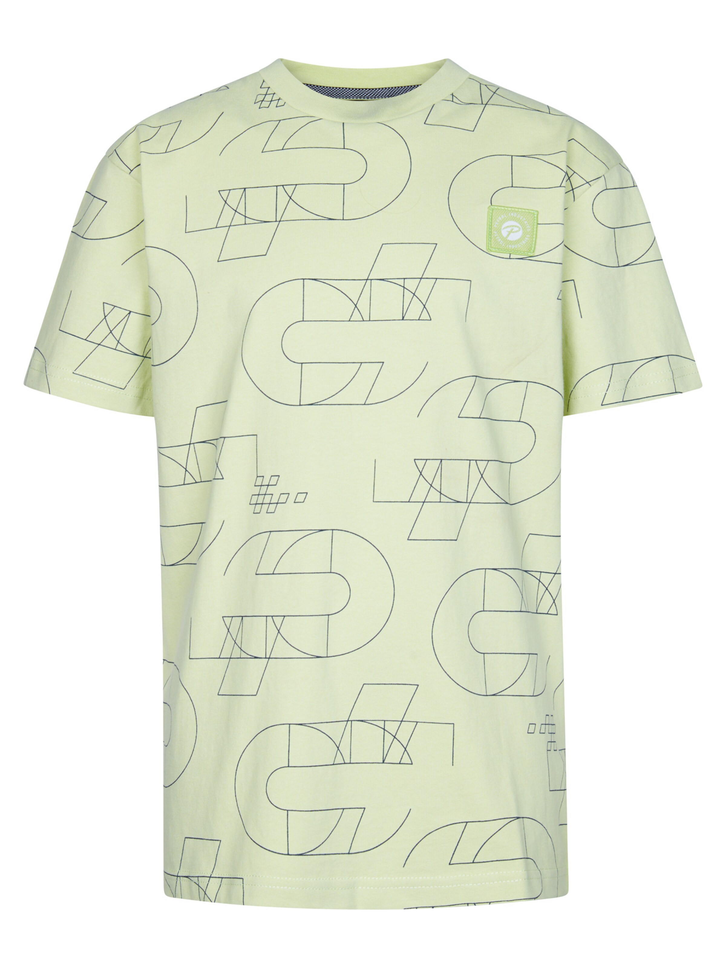 Petrol Industries Majica | zelena barva: sprednja stran