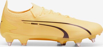 Scarpa da calcio 'Ultra Ultimate MxSG' di PUMA in giallo