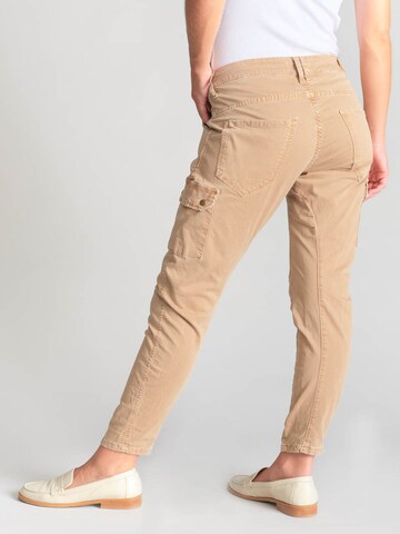 Le Temps Des Cerises Tapered Cargobroek 'Rivera' in Beige