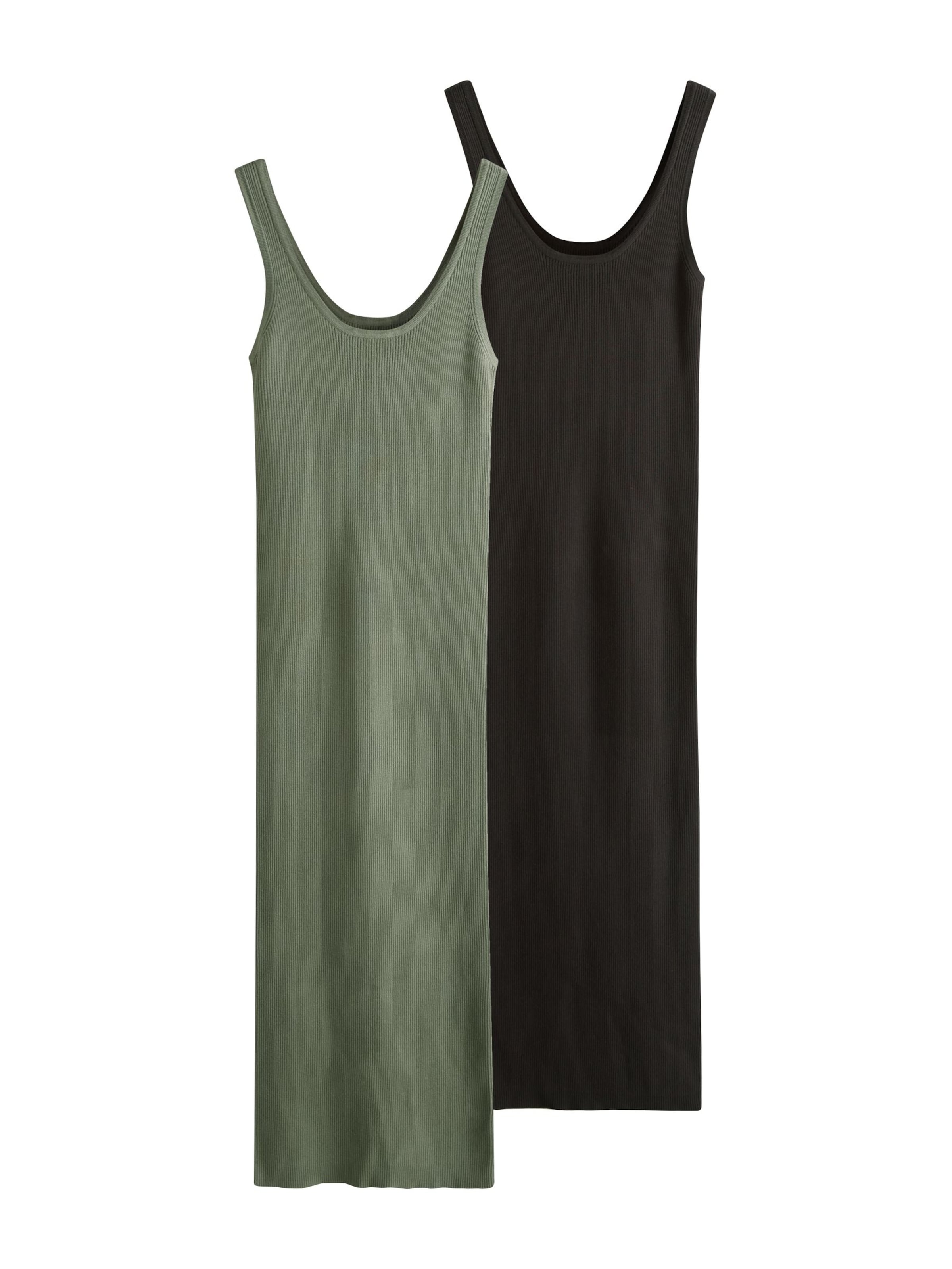 The Set Kleid in Grün: Vorderseite