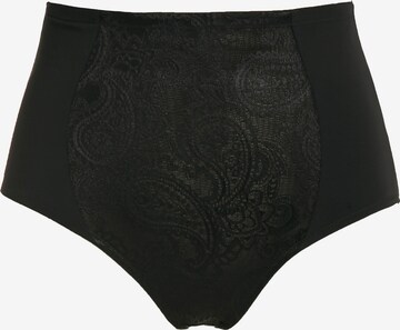 Ulla Popken - Cueca modeladora em preto: frente