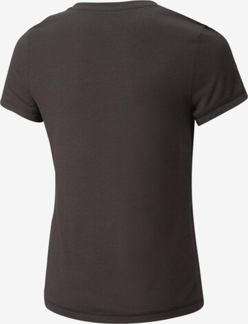melns PUMA Sporta krekls 'Nova Shine': no priekšpuses