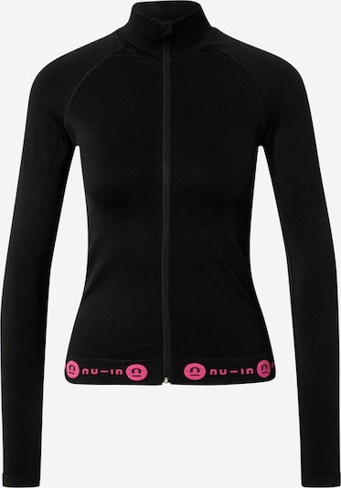 NU-IN Sports sweat jacket in Neon pink / Black, Item view