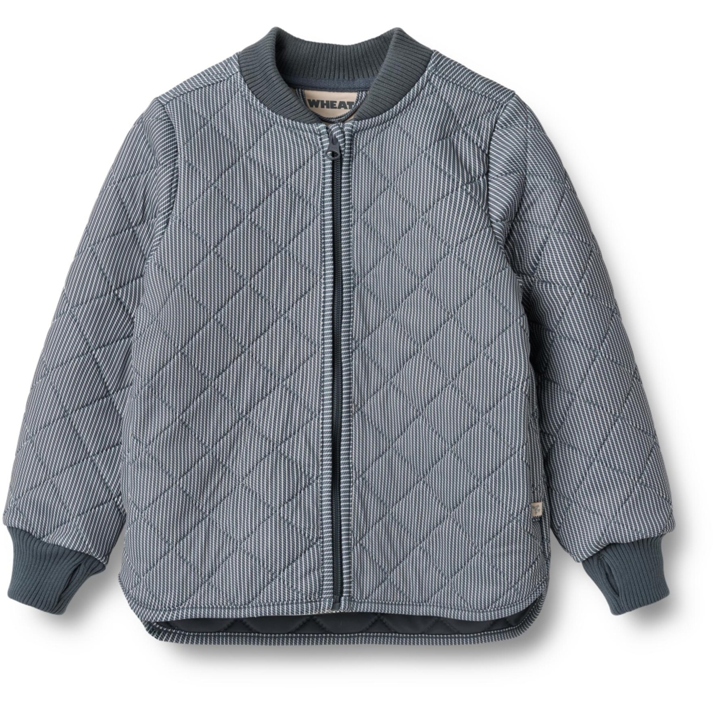 WHEAT Between-season jacket in Blue: front