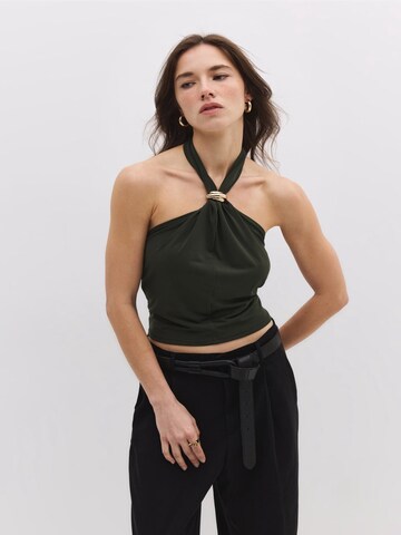No Matter What Top in Groen: voorkant