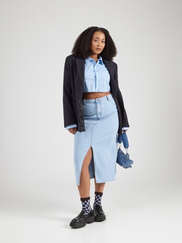 ONLY Carmakoma Skirt 'CARSiri' in Blue