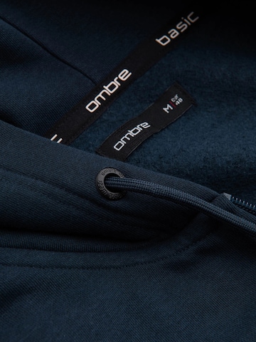 Ombre Sweat jacket 'OM-SSBZ-0160' in Blue
