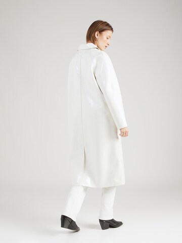 Nasty Gal Přechodný kabát – bílá