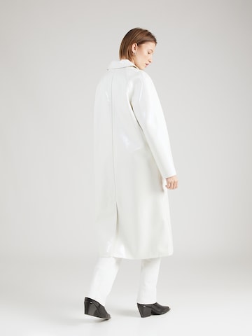 Nasty Gal Přechodný kabát – bílá