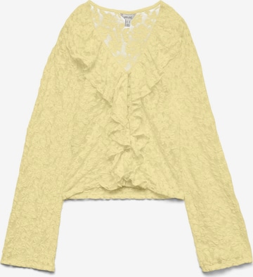 Chemisier VERO MODA en jaune : devant