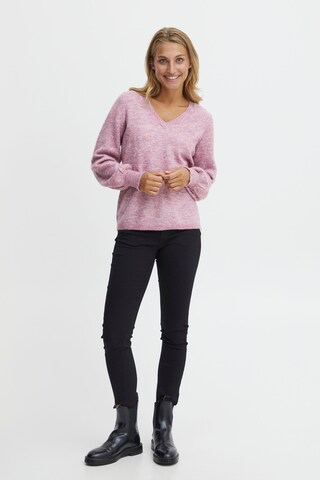 Fransa Sweater 'Sandy' in Pink