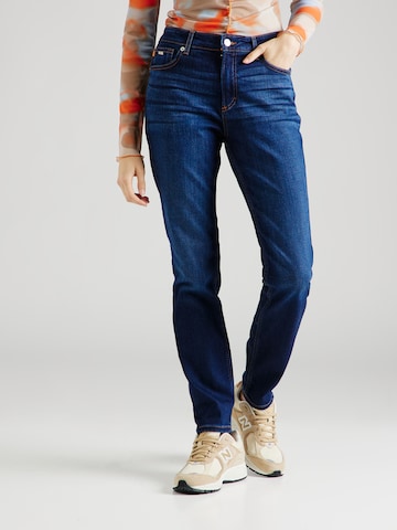 Skinny Jeans 'JACKIE' de la BOSS pe albastru: față