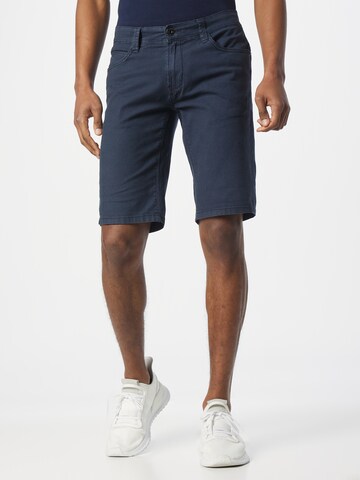 INDICODE JEANS Slimfit Shorts 'Ayman' in Blau: predná strana