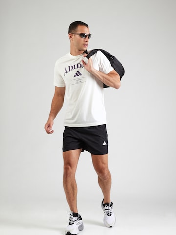 Tricou funcțional 'HRTG' de la ADIDAS PERFORMANCE pe alb