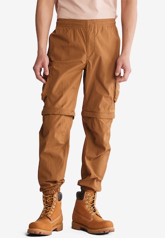 TIMBERLAND Tapered Trousers in Brown: front