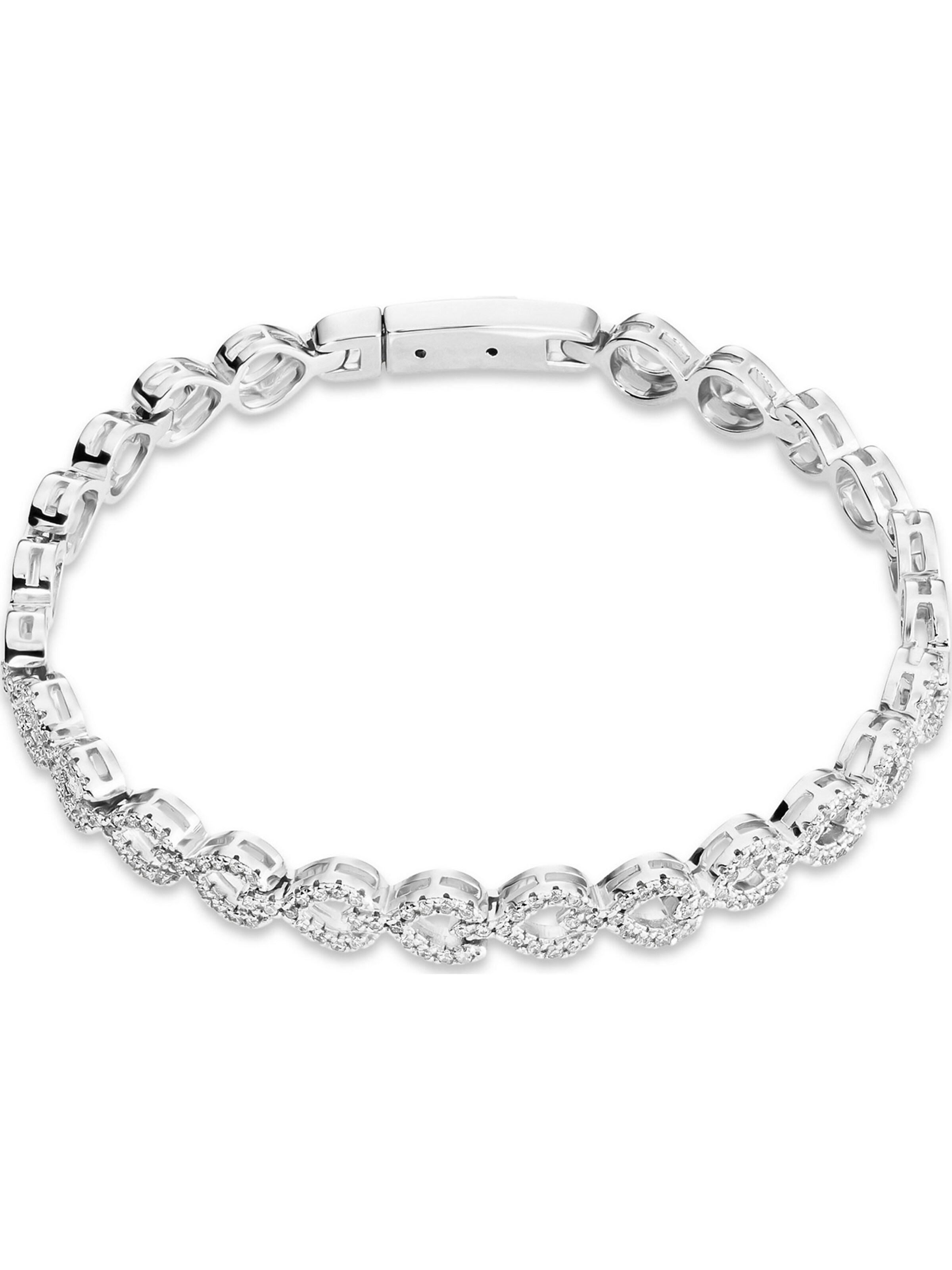 FAVS Armband in Silber: Vorderseite