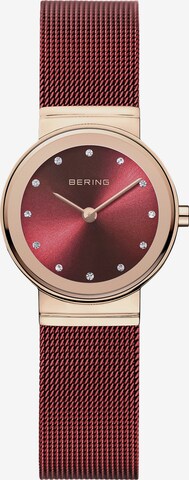 BERING Analog Watch in Red: front
