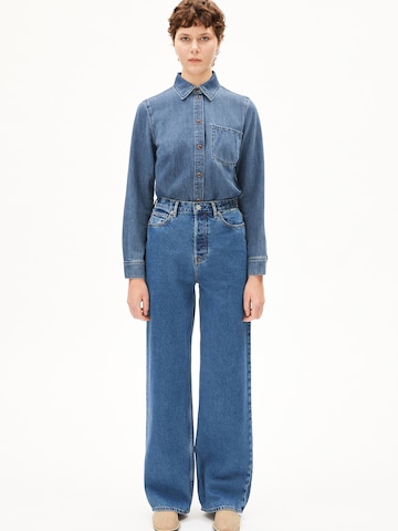 ARMEDANGELS Wide Leg Jeans 'ENIJAA' in Blau: Vorderseite