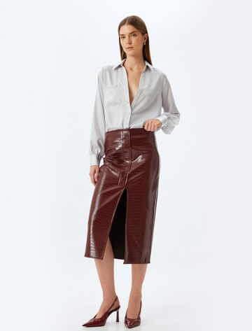 Koton Bluse in Grau