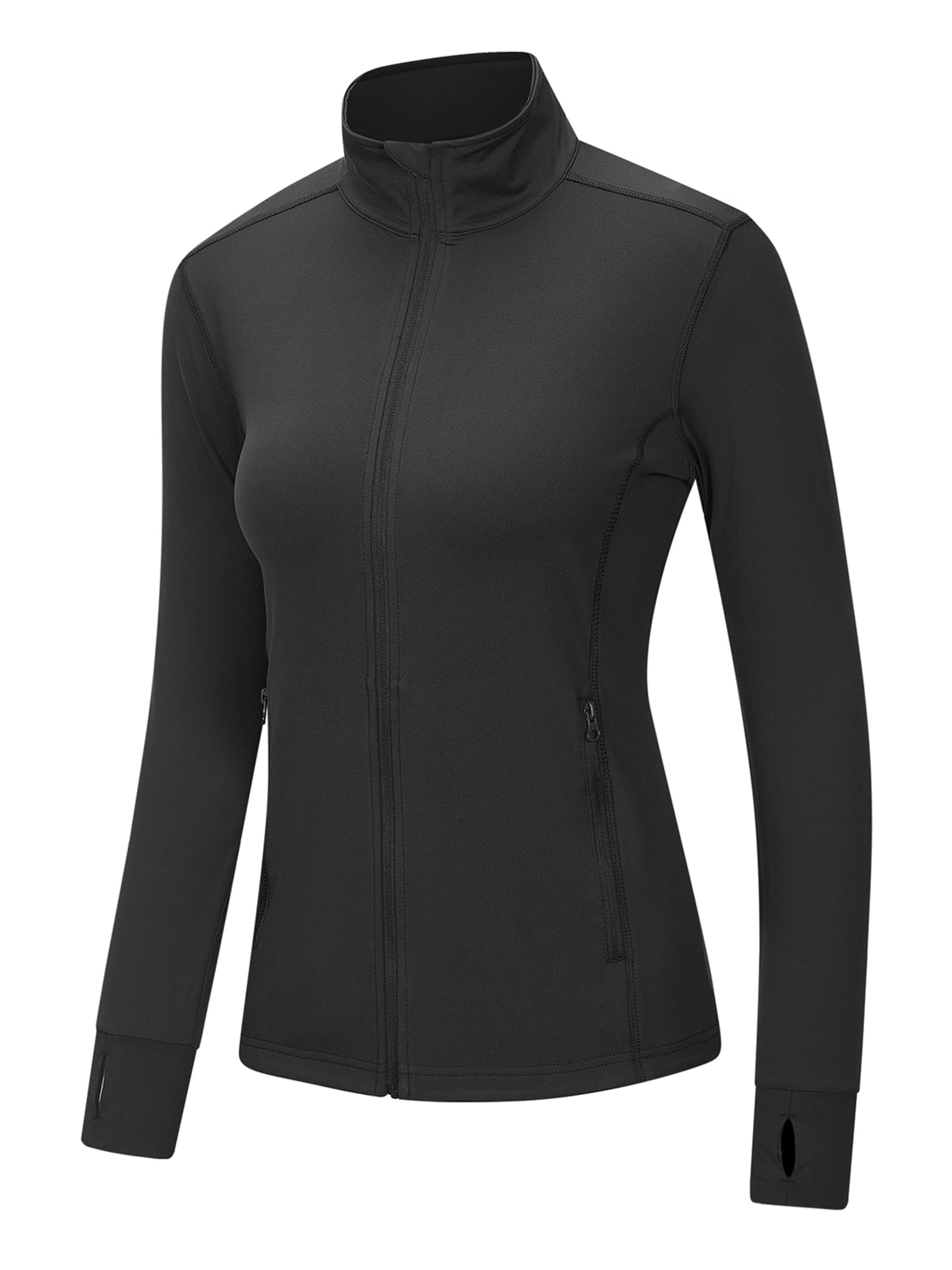 33,000ft Training Jacket '33,000ft Womens Running Jacket' in Black: front