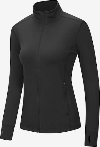 33,000ft Training Jacket '33,000ft Womens Running Jacket' in Black: front