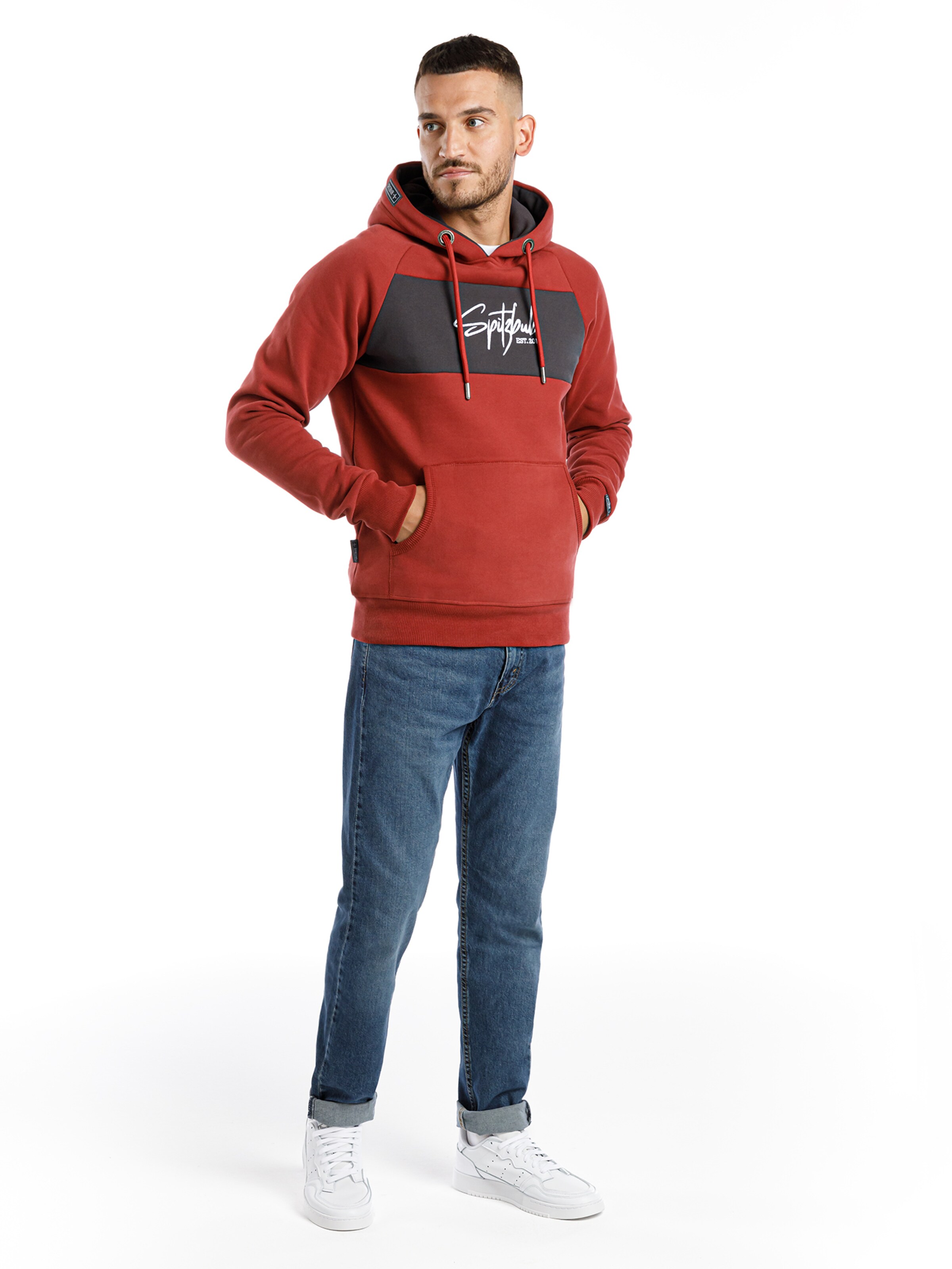 Sweat-shirt ' Street Unframed' SPITZBUB en rouge