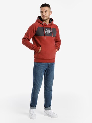 SPITZBUB Sweatshirt ' Street Unframed' in Red