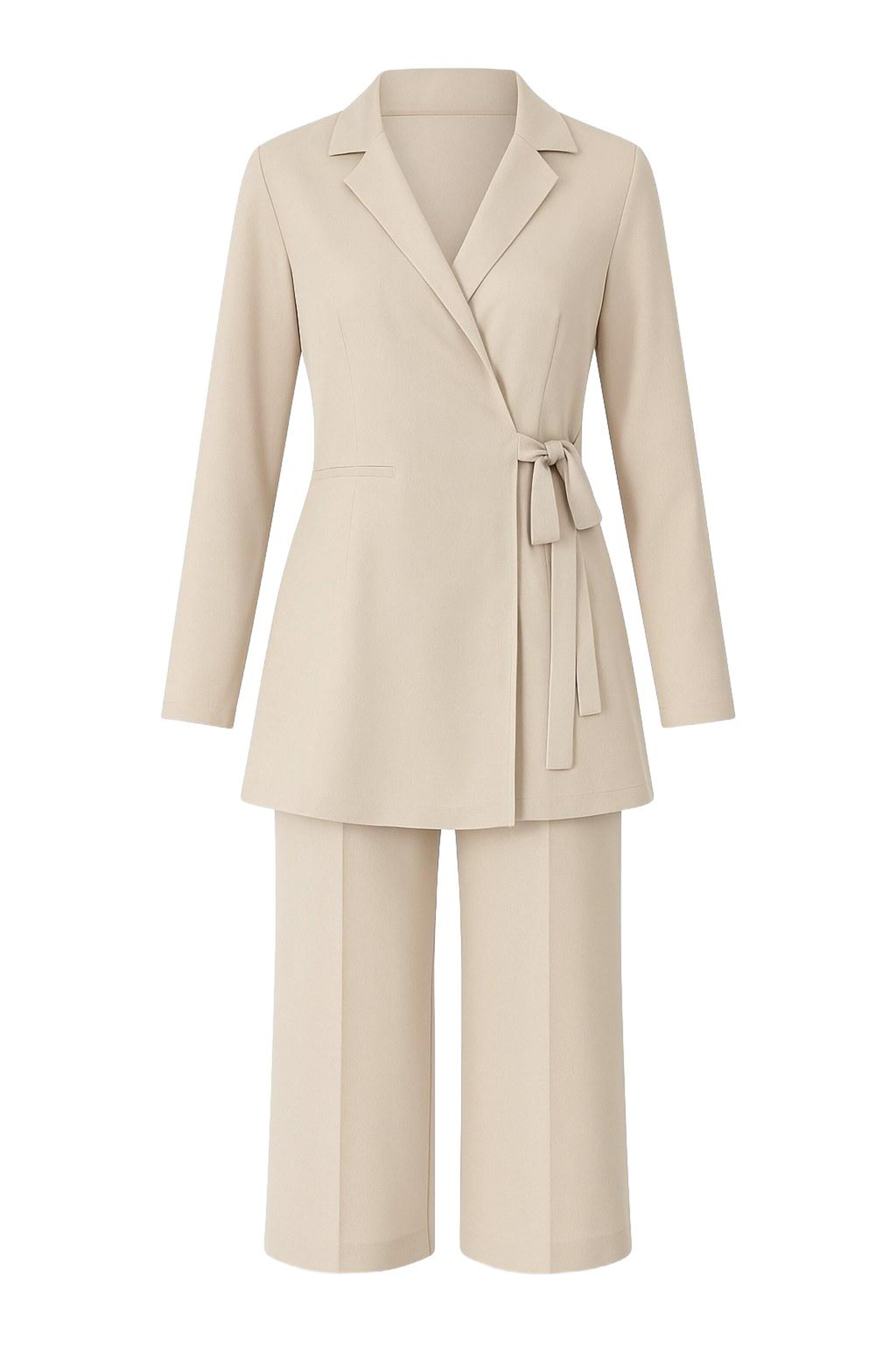 MODAMIHRAM Hosenanzug in Beige: Vorderseite