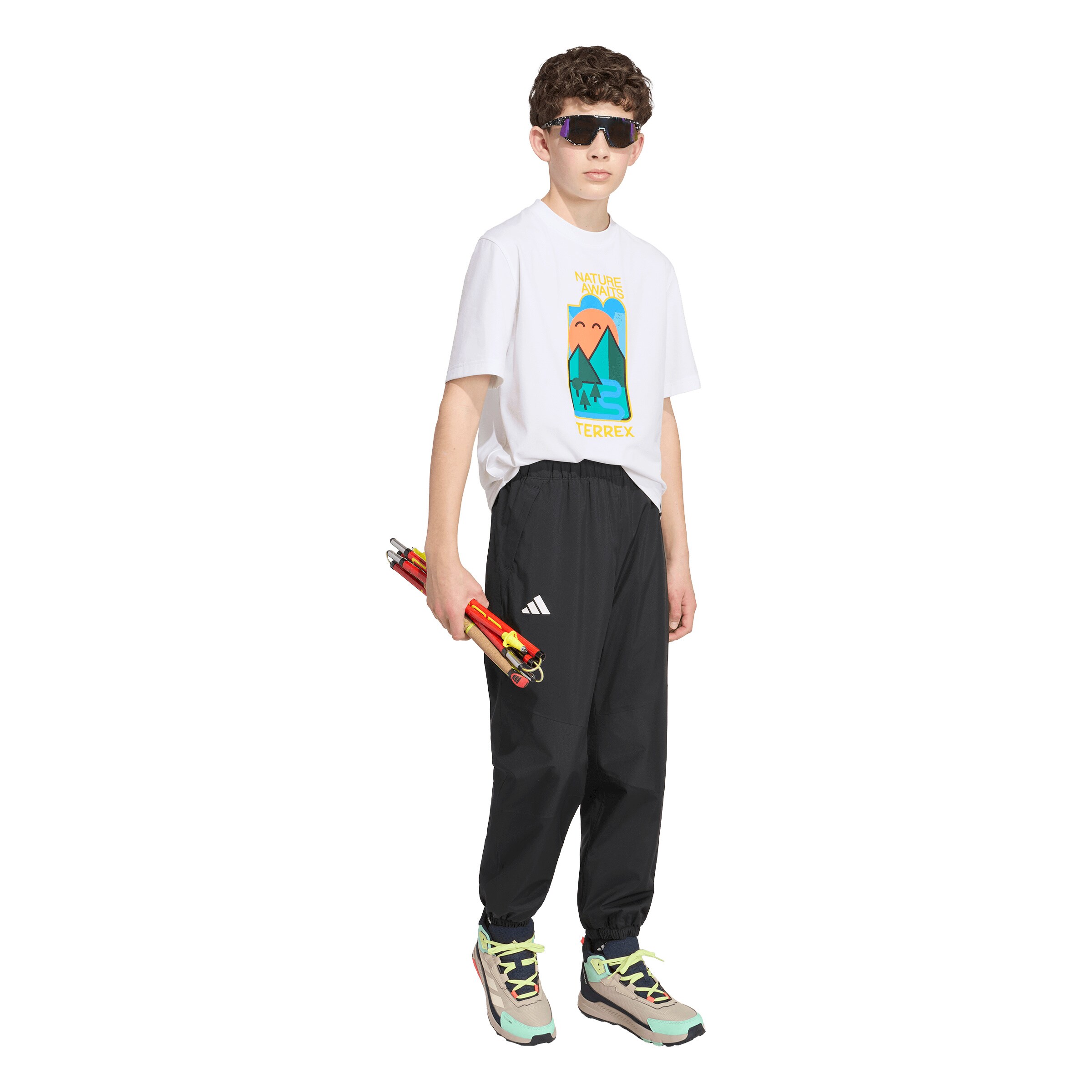 ADIDAS TERREXTapered Hlače za vanjske uvjete 'MT' - crna boja