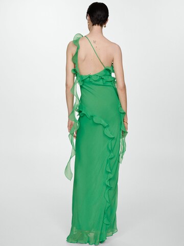 Rochie de seară 'Nicola' de la MANGO pe verde