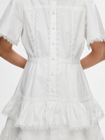 SELECTED FEMME Dolga srajca 'Mina' | bela barva