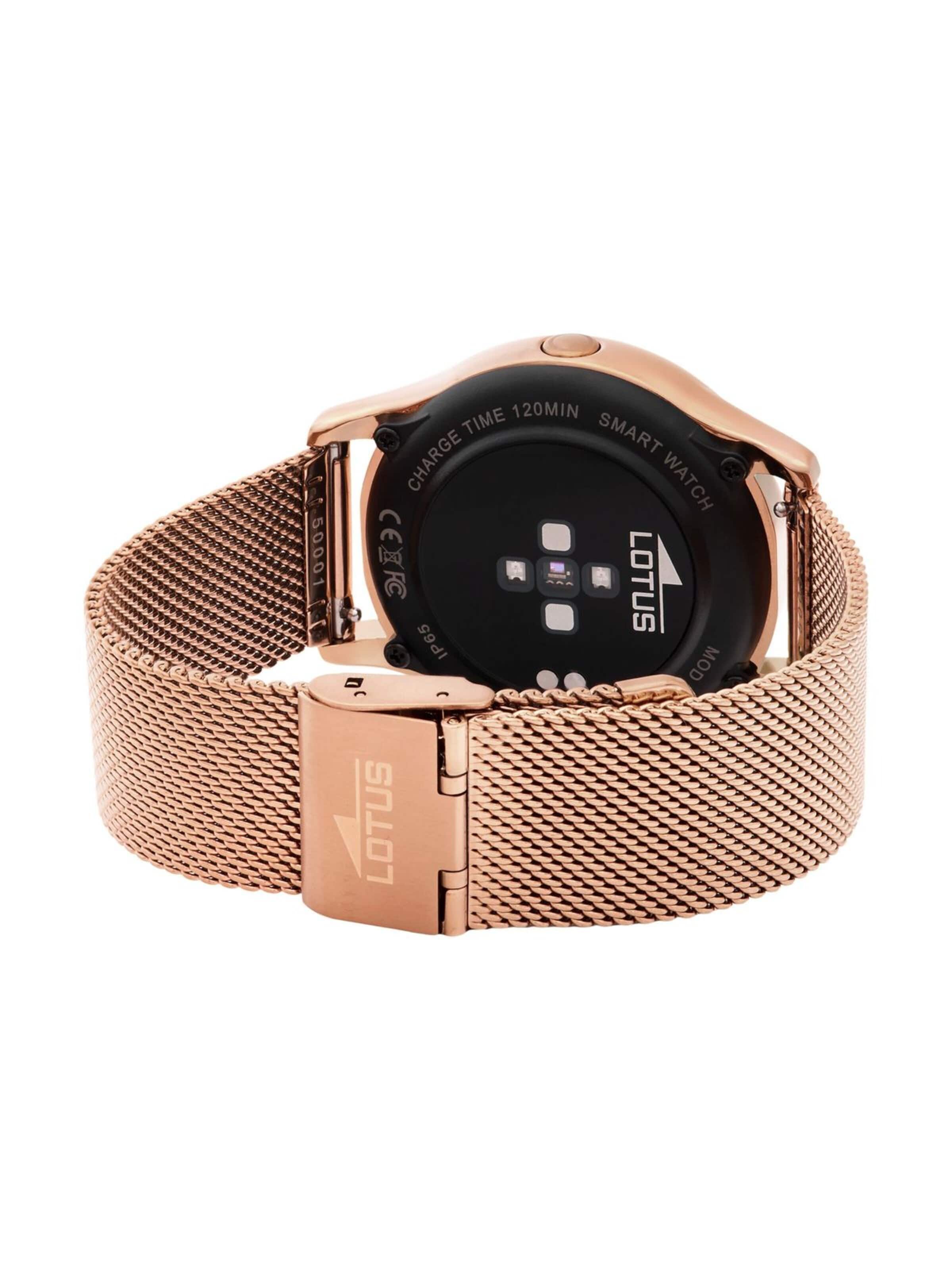 Montre digitale Lotus en or