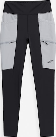 4F Slimfit Sportsbukse i svart: forside