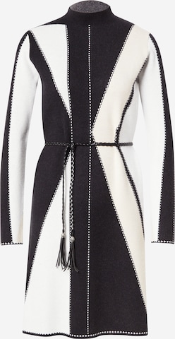 DerhyPletena haljina 'CAMILLE' - crna boja: prednji dio