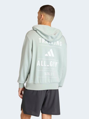 ADIDAS PERFORMANCE Sport szabadidős felsők - zöld: elől